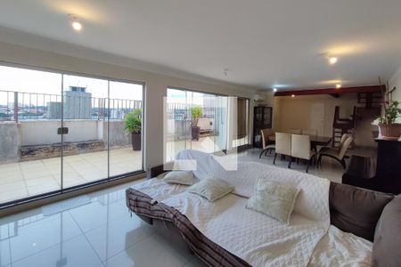 Sala de Estar e Jantar de apartamento à venda com 5 quartos, 300m² em Cambuí, Campinas