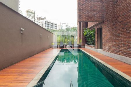 Studio para alugar com 36m², 1 quarto e 1 vagaPiscina