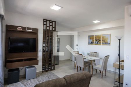 Sala de apartamento para alugar com 1 quarto, 43m² em Jardim Sumare, Ribeirão Preto
