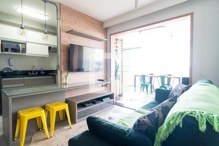 Sala de apartamento à venda com 1 quarto, 62m² em Vila Monte Alegre, São Paulo