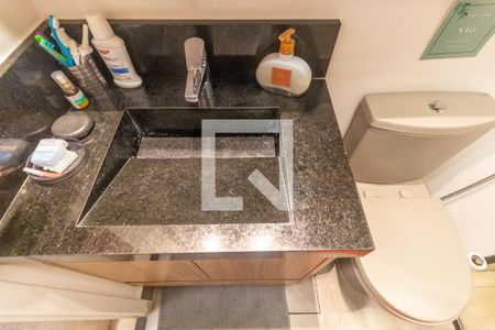 Banheiro de kitnet/studio à venda com 1 quarto, 39m² em Pinheiros, São Paulo