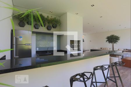 Studio à venda com 39m², 1 quarto e 1 vagaChurrasqueira