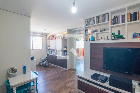 Sala Cobertura de apartamento à venda com 3 quartos, 114m² em Parque São Vicente, Santo André