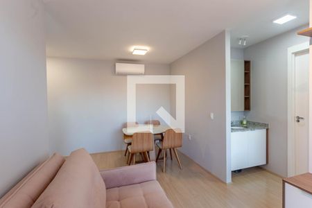 Sala de apartamento à venda com 1 quarto, 45m² em Vila Moinho Velho, São Paulo
