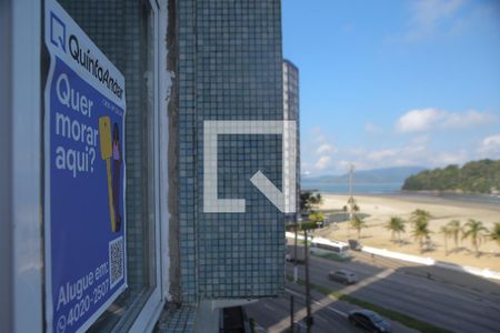 Vista de kitnet/studio para alugar com 1 quarto, 23m² em José Menino, Santos