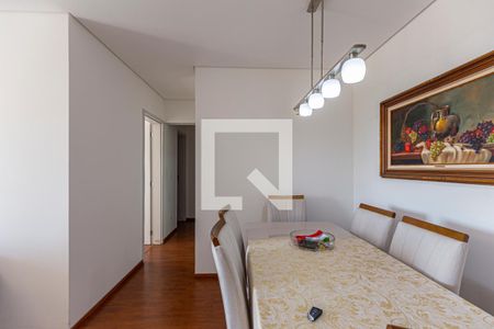 Sala de apartamento à venda com 3 quartos, 77m² em Vila Alzira, Santo André