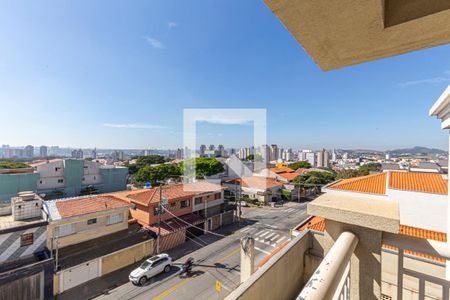 Vista da Varanda da Sala de apartamento à venda com 3 quartos, 77m² em Vila Alzira, Santo André