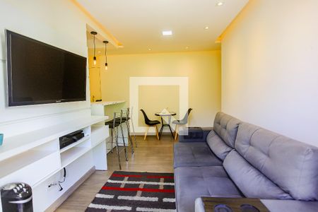 Sala de apartamento à venda com 2 quartos, 54m² em Vila Praia, São Paulo