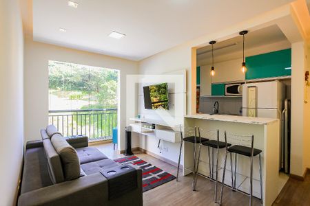 Sala de apartamento à venda com 2 quartos, 54m² em Vila Praia, São Paulo