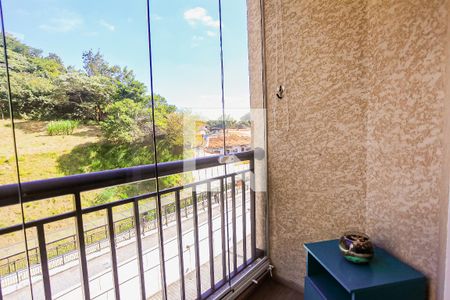 Varanda de apartamento à venda com 2 quartos, 54m² em Vila Praia, São Paulo