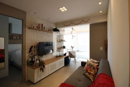 Sala  de apartamento à venda com 1 quarto, 36m² em Barra Funda, São Paulo