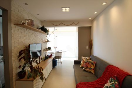 Sala  de apartamento à venda com 1 quarto, 36m² em Barra Funda, São Paulo