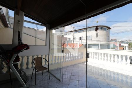 Sala - Varanda de casa à venda com 5 quartos, 209m² em Jardim Ipanema, Santo André