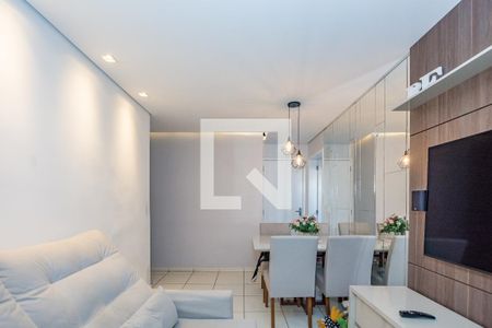 Sala de apartamento à venda com 2 quartos, 45m² em Caiçara, Belo Horizonte