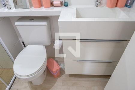 Banheiro da Suíte de apartamento à venda com 1 quarto, 32m² em Água Branca, São Paulo