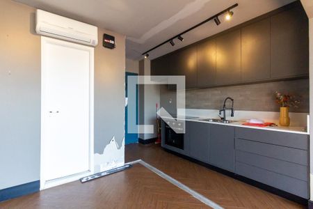 Studio- Cozinha de kitnet/studio à venda com 1 quarto, 33m² em Bom Retiro, São Paulo