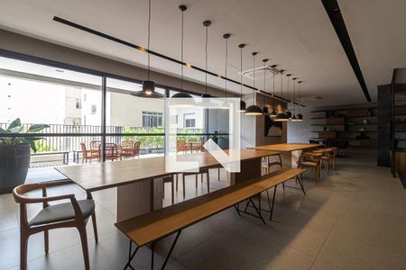 Studio para alugar com 42m², 1 quarto e sem vaga Studio para alugar com 42m², 1 quarto e sem vagaÁrea comum - Salão de festas