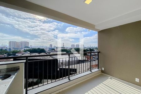 Varanda da Sala de apartamento à venda com 3 quartos, 70m² em Pari, São Paulo