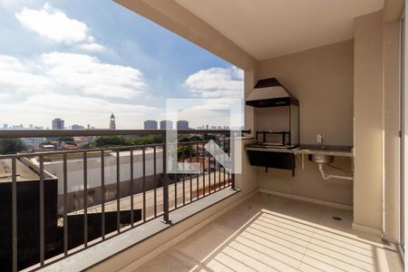 Varanda de apartamento à venda com 2 quartos, 60m² em Pari, São Paulo