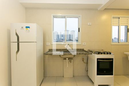 Cozinha de apartamento para alugar com 1 quarto, 34m² em Chácara Califórnia, São Paulo