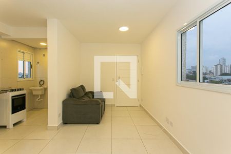 Sala de apartamento para alugar com 1 quarto, 34m² em Chácara Califórnia, São Paulo