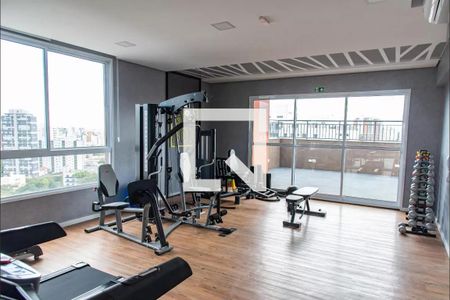 Apartamento para alugar com 35m², 1 quarto e sem vaga Apartamento para alugar com 35m², 1 quarto e sem vagaÁrea comum - Academia