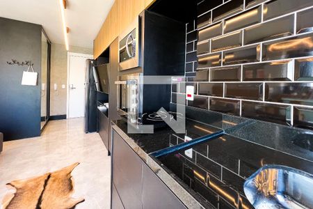 Apartamento para alugar com 28m², 1 quarto e sem vaga Cozinha integrada