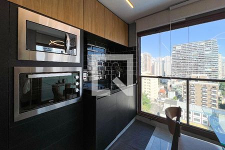 Apartamento para alugar com 28m², 1 quarto e sem vaga Cozinha integrada