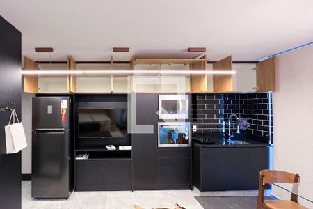 Apartamento para alugar com 28m², 1 quarto e sem vaga Cozinha integrada