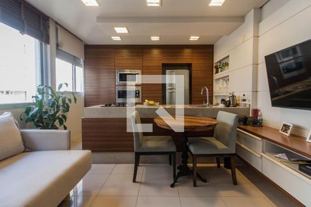 Sala de apartamento para alugar com 1 quarto, 43m² em Centro, Florianópolis