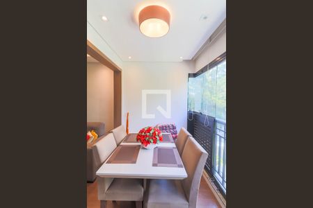 Varanda/ Sala de Jantar de apartamento à venda com 1 quarto, 38m² em Vila Andrade, São Paulo