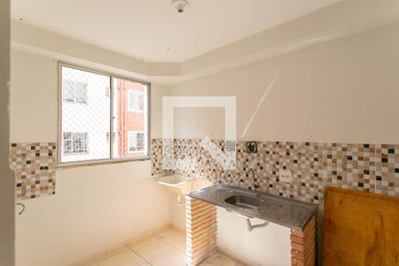 Cozinha e Área de Serviço de apartamento para alugar com 2 quartos, 42m² em Jardim Vitória, Belo Horizonte