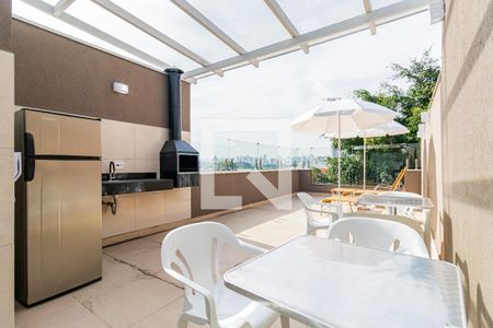 Área comum - Churrasqueira de kitnet/studio para alugar com 0 quarto, 38m² em Cambuci, São Paulo