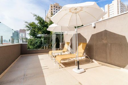 Área comum - Churrasqueira de kitnet/studio para alugar com 0 quarto, 38m² em Cambuci, São Paulo