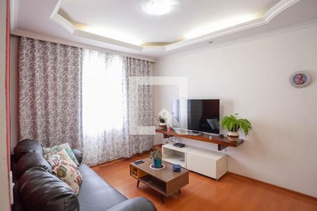 Sala  de apartamento à venda com 3 quartos, 110m² em Paquetá, Belo Horizonte