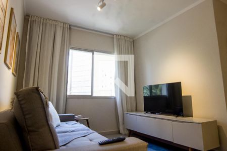 Sala de apartamento para alugar com 1 quarto, 50m² em Bela Vista, São Paulo
