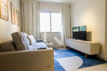 Sala de apartamento para alugar com 1 quarto, 50m² em Bela Vista, São Paulo