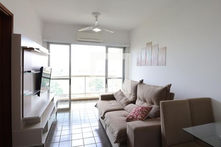 Sala de apartamento para alugar com 1 quarto, 54m² em Jardim Sumare, Ribeirão Preto