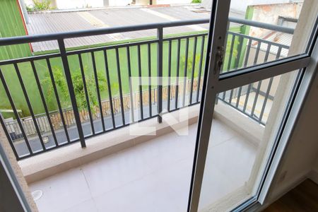 Varanda da Sala de apartamento à venda com 2 quartos, 55m² em Jardim, Santo André