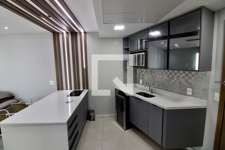 Cozinha de kitnet/studio para alugar com 1 quarto, 48m² em Barra da Tijuca, Rio de Janeiro