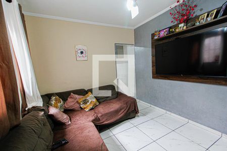 Sala de casa para alugar com 3 quartos, 148m² em Vila Lutécia, Santo André