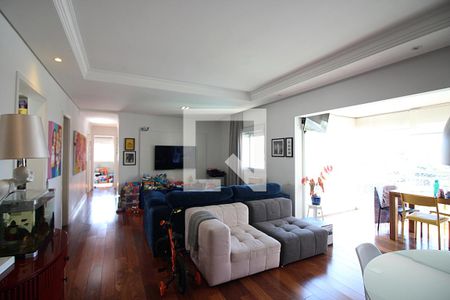 Sala  de apartamento para alugar com 3 quartos, 128m² em Nova Petrópolis, São Bernardo do Campo