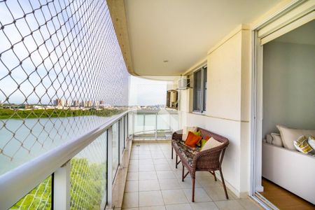 Varanda da Sala de apartamento para alugar com 2 quartos, 75m² em Barra da Tijuca, Rio de Janeiro