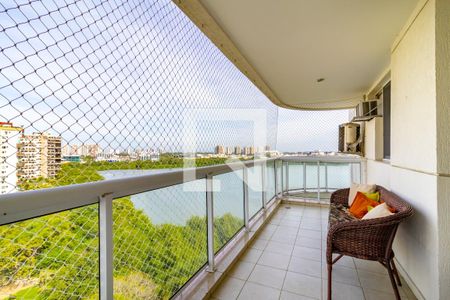 Varanda da Sala de apartamento para alugar com 2 quartos, 75m² em Barra da Tijuca, Rio de Janeiro