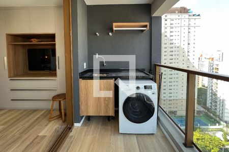 Apartamento à venda com 27m², 1 quarto e sem vagaVaranda