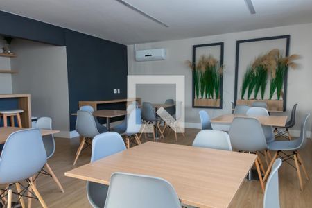Apartamento à venda com 34m², 1 quarto e sem vaga Apartamento à venda com 34m², 1 quarto e sem vagaÁrea comum - Salão de festas