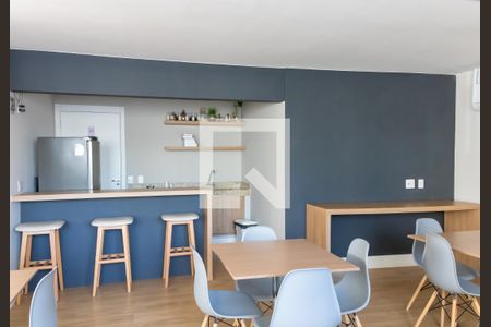 Apartamento à venda com 34m², 1 quarto e sem vaga Apartamento à venda com 34m², 1 quarto e sem vagaÁrea comum - Salão de festas