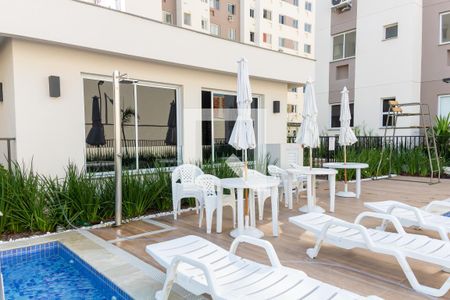 Apartamento à venda com 34m², 1 quarto e sem vaga Apartamento à venda com 34m², 1 quarto e sem vagaÁrea comum - Piscina