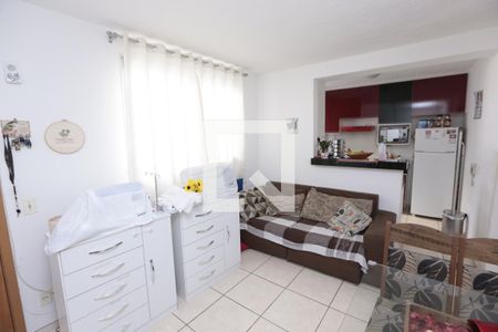 Sala de apartamento à venda com 2 quartos, 48m² em Califórnia, Contagem