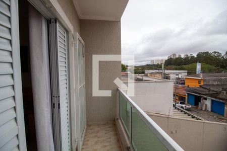 Varanda da Suíte 1 de casa para alugar com 2 quartos, 85m² em Jardim Sarah, São Paulo